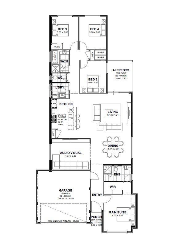 The Dakota House & Land Packages Perth Garden Park Grove